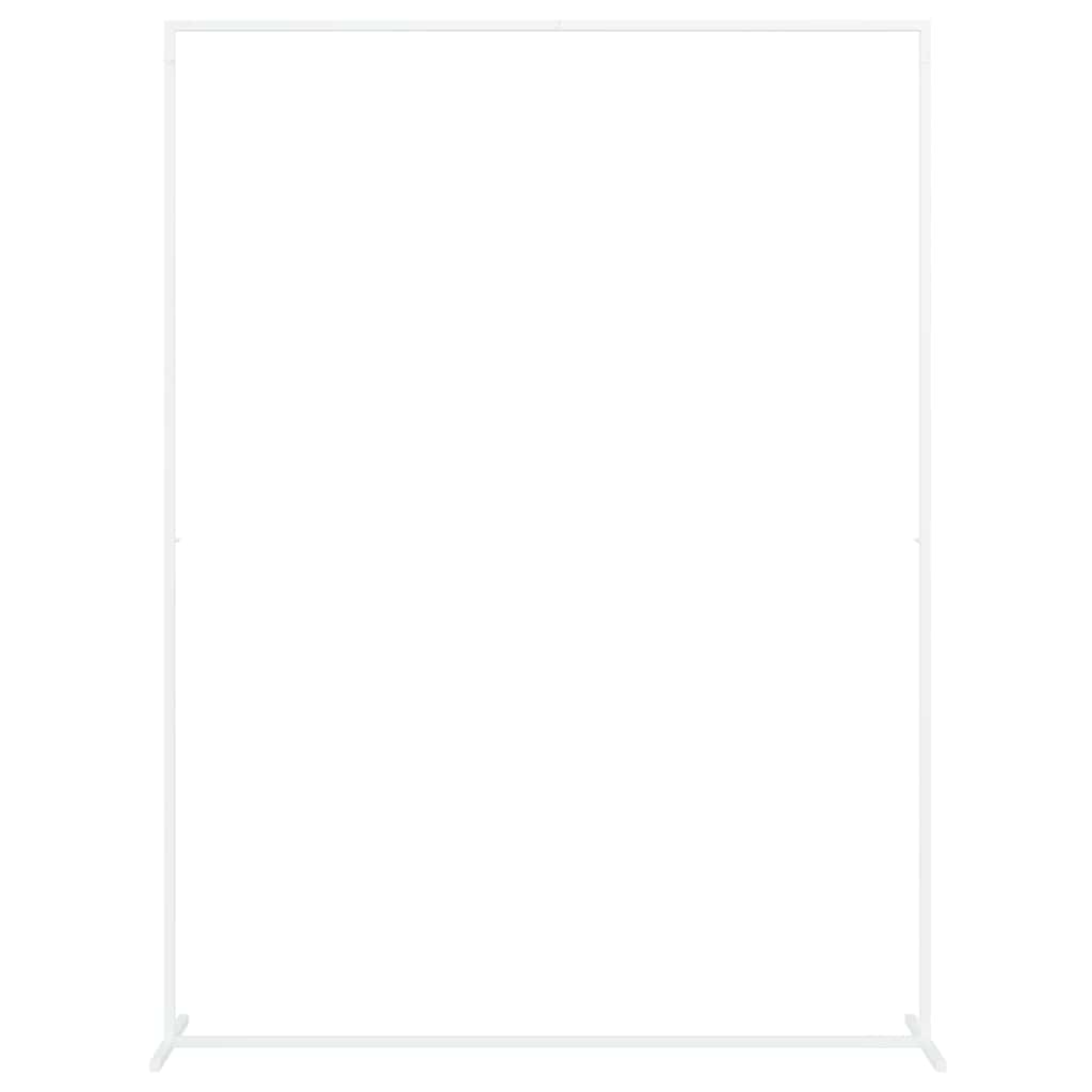 vidaXL Wedding Arch White 150 x 49.5 x 200 cm Steel
