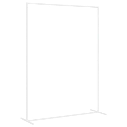 vidaXL Wedding Arch White 150 x 49.5 x 200 cm Steel