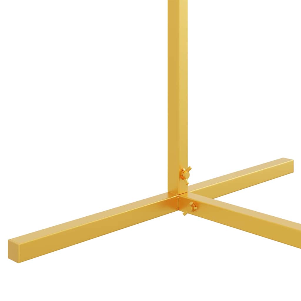 vidaXL Wedding Arch Gold 150 x 49.5 x 200 cm Steel