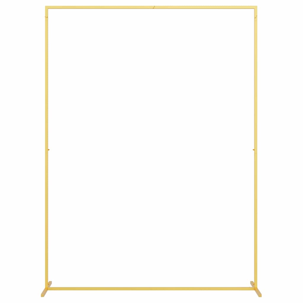 vidaXL Wedding Arch Gold 150 x 49.5 x 200 cm Steel