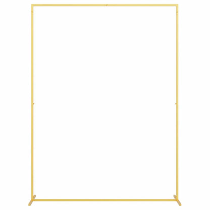 vidaXL Wedding Arch Gold 150 x 49.5 x 200 cm Steel
