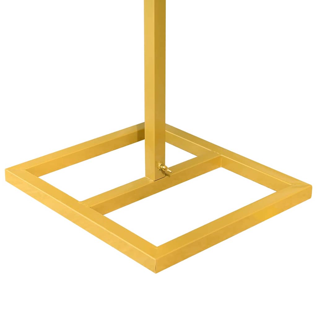 vidaXL Wedding Arch Gold 338 x 35 x 300 cm Steel