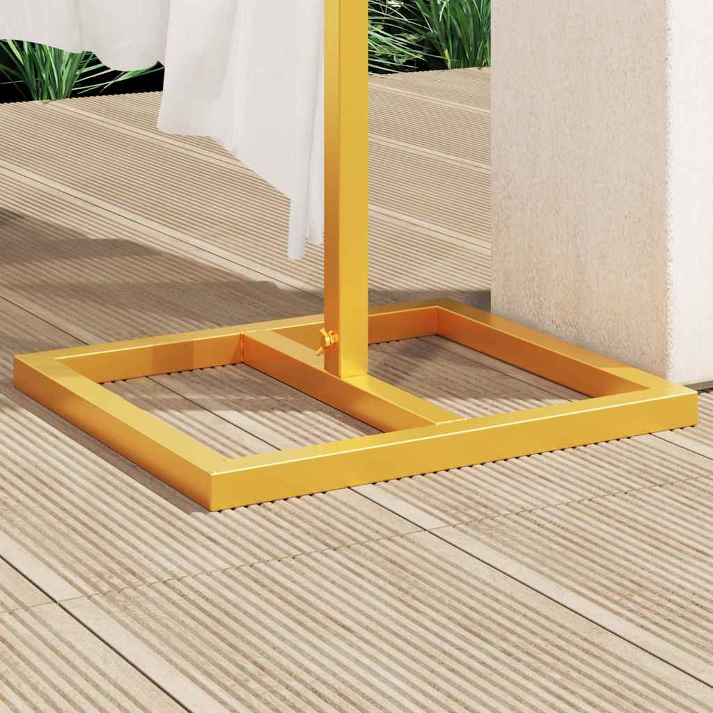 vidaXL Wedding Arch Gold 338 x 35 x 300 cm Steel
