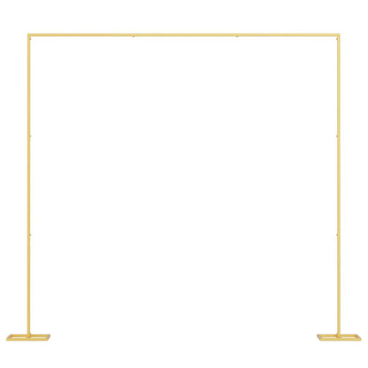 vidaXL Wedding Arch Gold 338 x 35 x 300 cm Steel