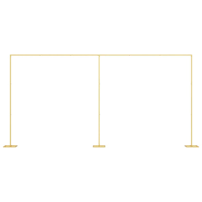 vidaXL Wedding Arch Gold 657 x 35 x 300 cm Steel