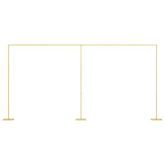 vidaXL Wedding Arch Gold 657 x 35 x 300 cm Steel