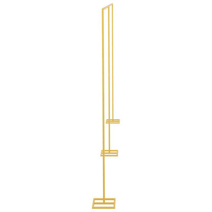 vidaXL Wedding Arch Gold 657 x 35 x 300 cm Steel