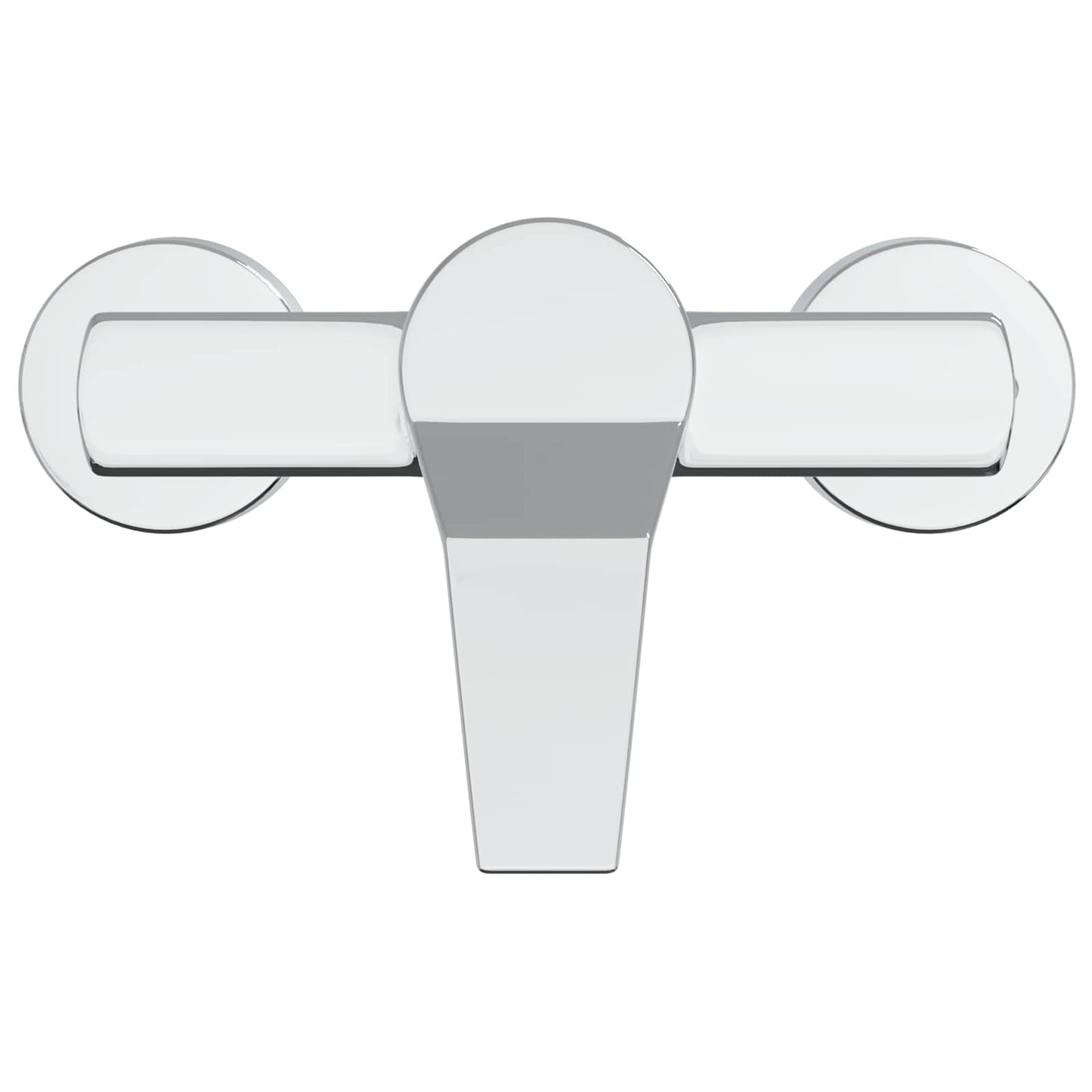 vidaXL Shower Mixer Tap Chrome G 1 / 2 inches Brass