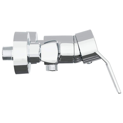 vidaXL Shower Mixer Tap Chrome G 1 / 2 inches Brass