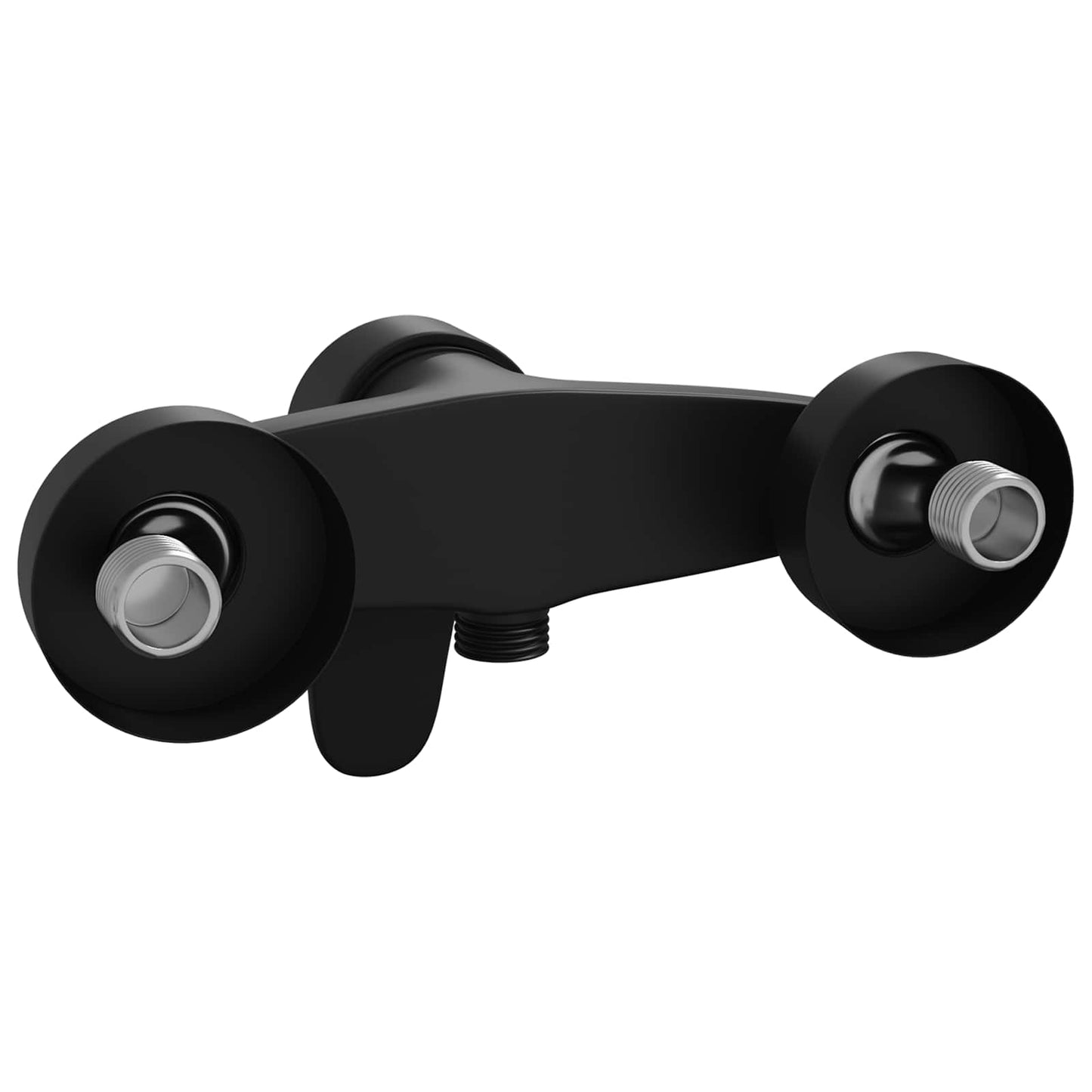 vidaXL Shower Mixer Tap Black G 1 / 2 inches