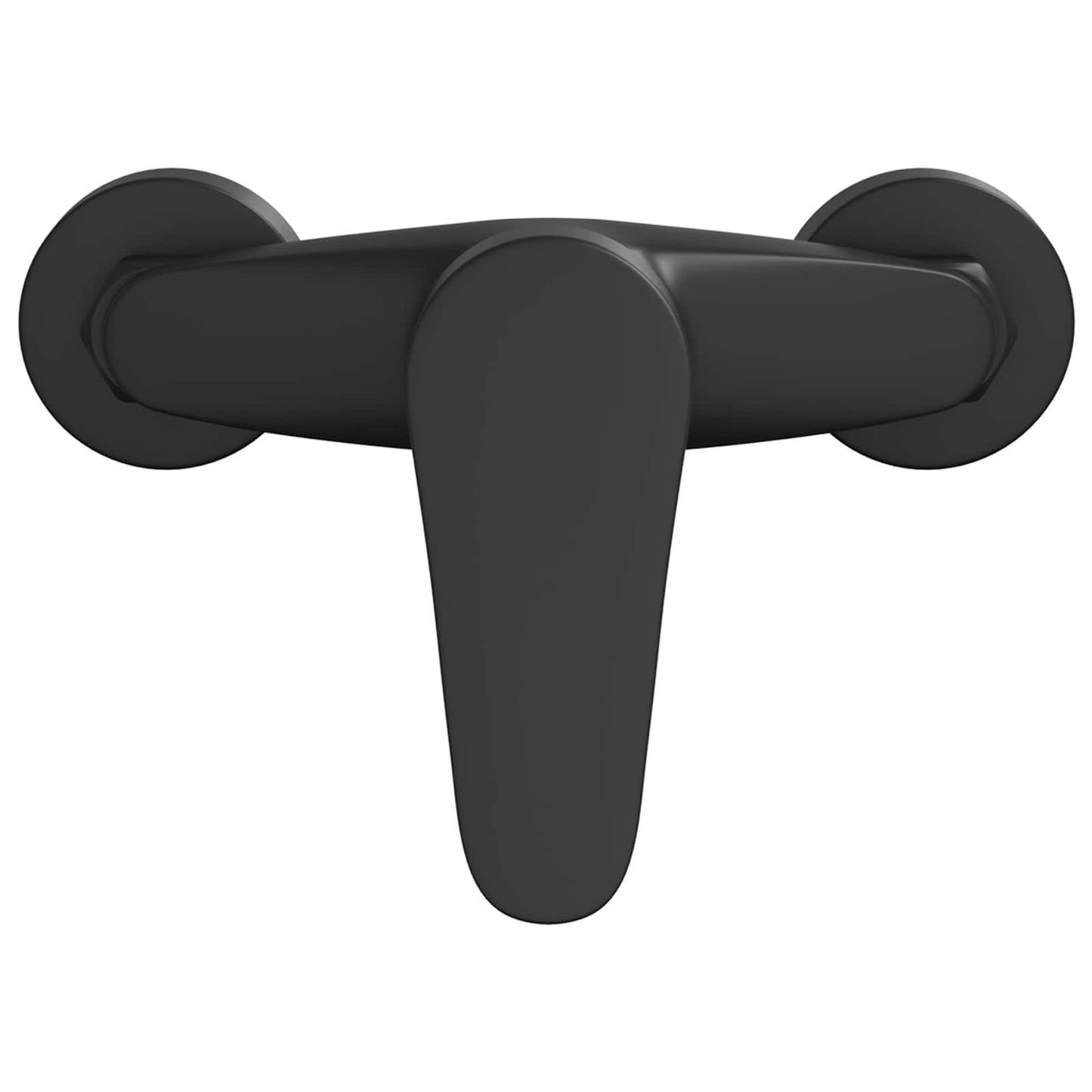 vidaXL Shower Mixer Tap Black G 1 / 2 inches