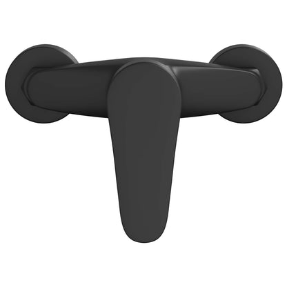 vidaXL Shower Mixer Tap Black G 1 / 2 inches