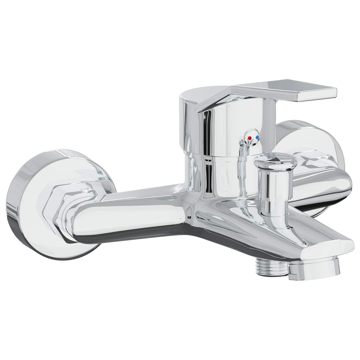 vidaXL Shower Mixer Tap Chrome G 1/2 inches