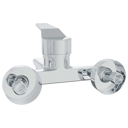 vidaXL Shower Mixer Tap Chrome G 1/2 inches