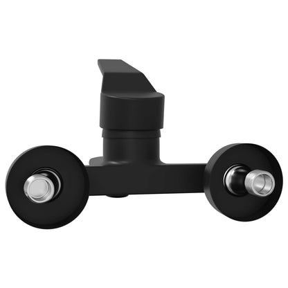 vidaXL Shower Mixer Tap Black G 1 / 2 inches