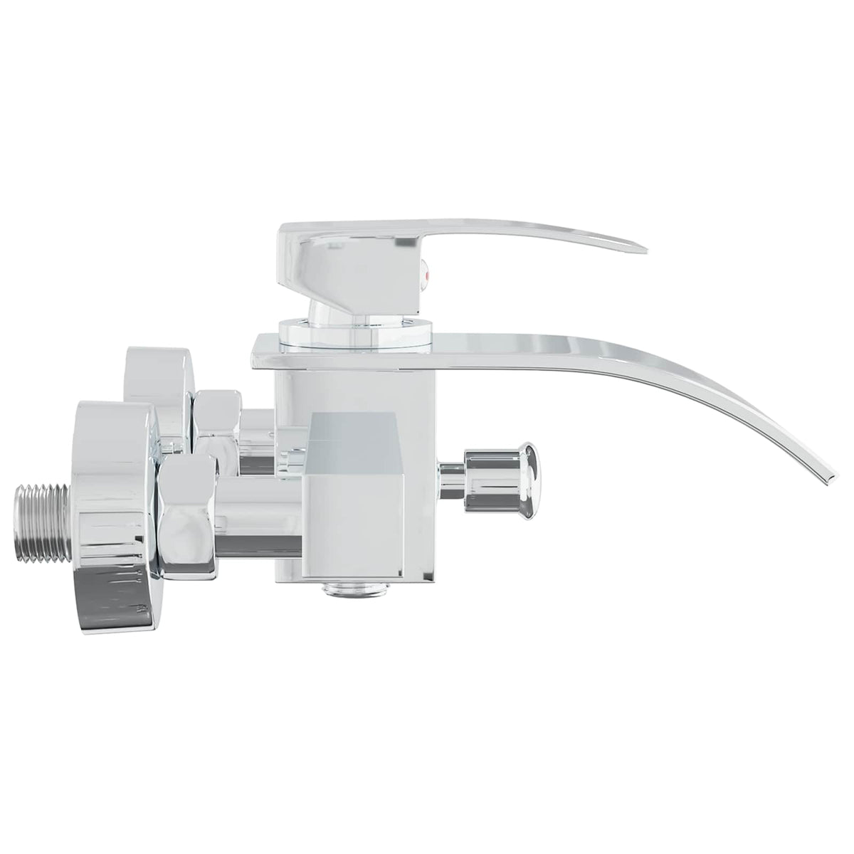 vidaXL Shower Mixer Tap Chrome G 1/2 inches