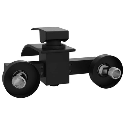 vidaXL Shower Mixer Tap Black G 1/2 inches