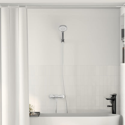 vidaXL Shower Head Set Chrome G 1 / 2 inches Brass