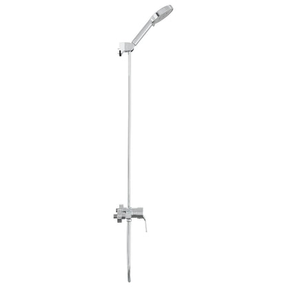 vidaXL Shower Head Set Chrome G 1 / 2 inches Brass