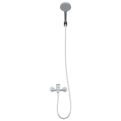 vidaXL Shower Head Set Chrome G 1/2 inches