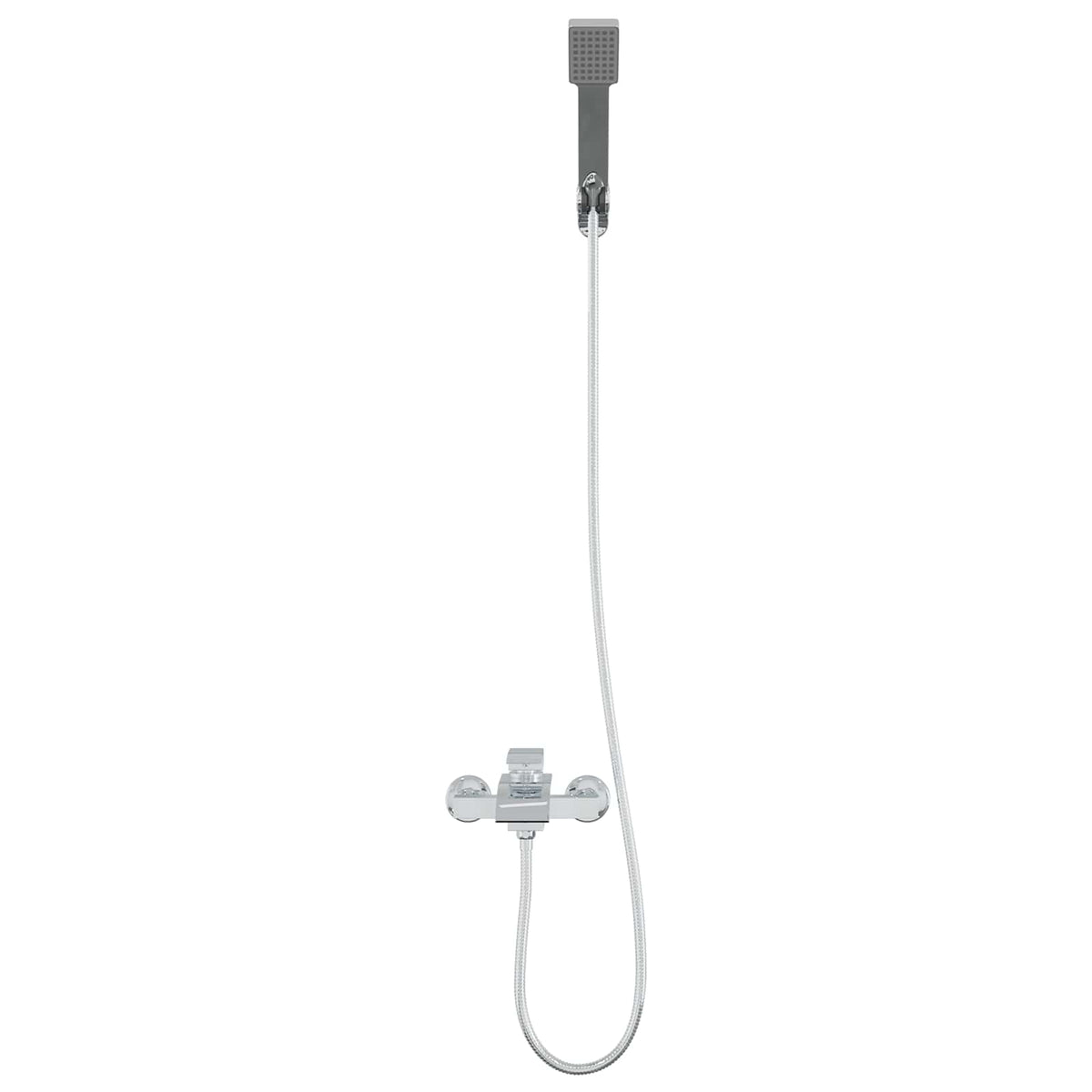 vidaXL Shower Head Set Chrome G 1/2 inches