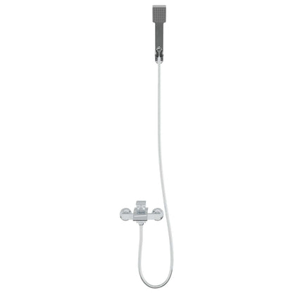 vidaXL Shower Head Set Chrome G 1/2 inches