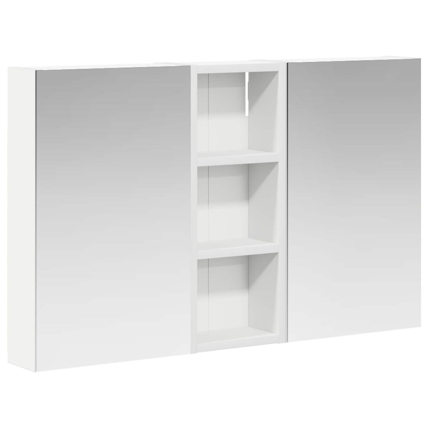vidaXL Bathroom Cabinet Set 3 pcs 80 x 10.5 x 50 cm Engineered wood