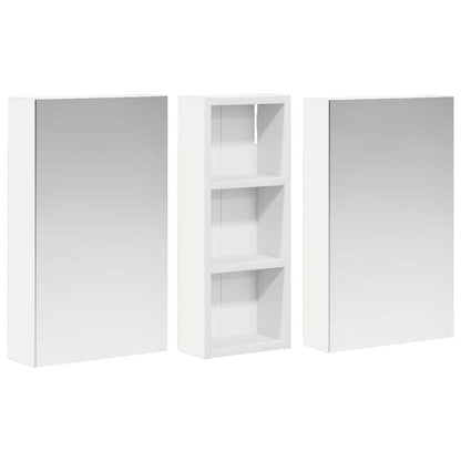 vidaXL Bathroom Cabinet Set 3 pcs 80 x 10.5 x 50 cm Engineered wood