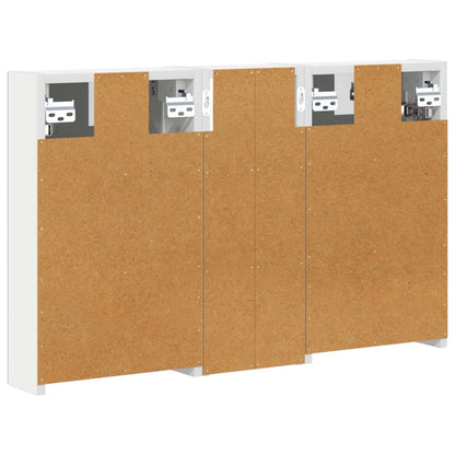 vidaXL Bathroom Cabinet Set 3 pcs 80 x 10.5 x 50 cm Engineered wood