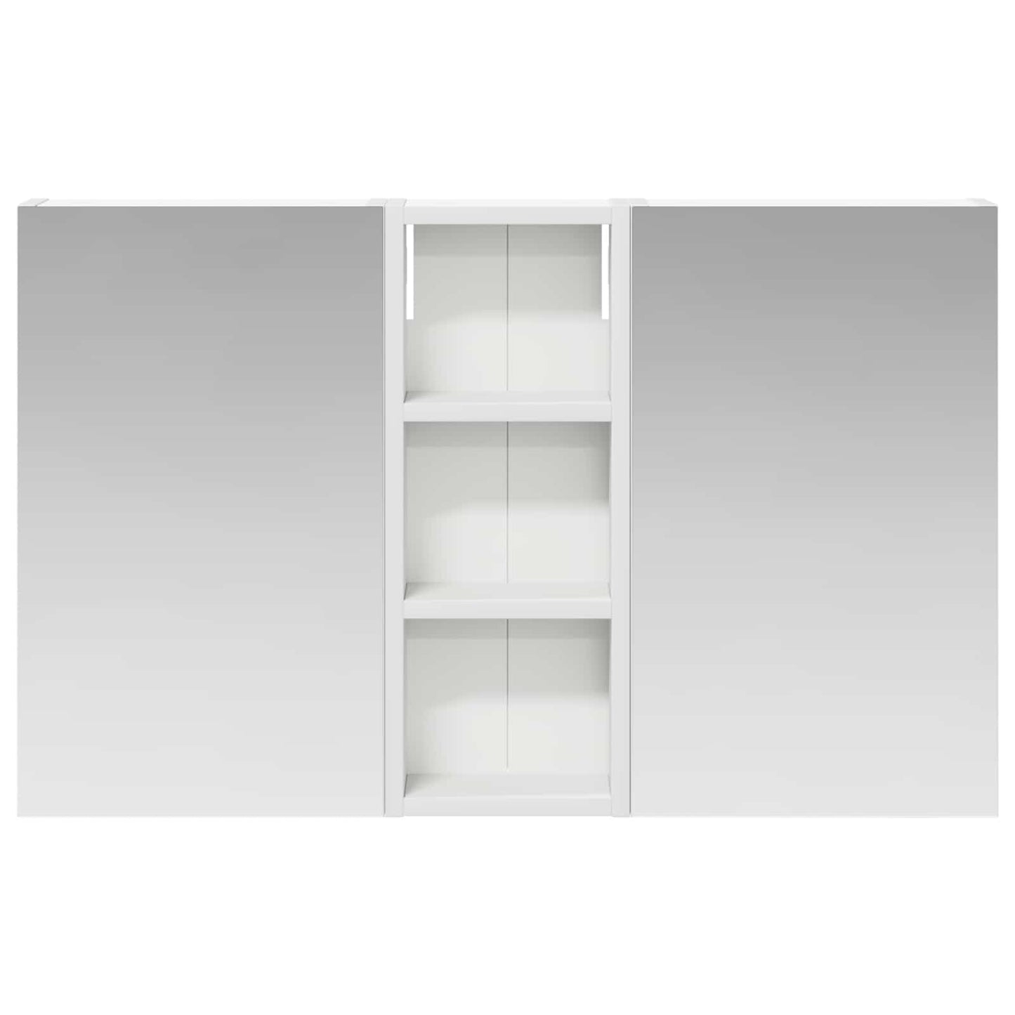 vidaXL Bathroom Cabinet Set 3 pcs 80 x 10.5 x 50 cm Engineered wood