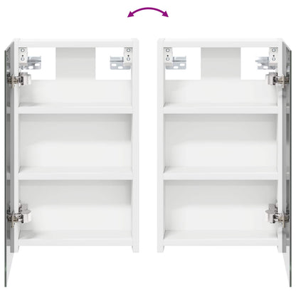 vidaXL Bathroom Cabinet Set 3 pcs 80 x 10.5 x 50 cm Engineered wood