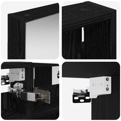 vidaXL Bathroom Cabinet Set 3 pcs 80 x 10.5 x 50 cm Engineered wood