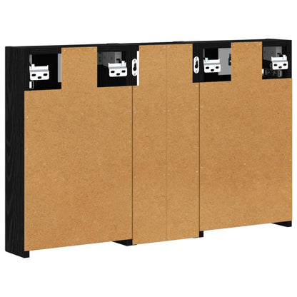 vidaXL Bathroom Cabinet Set 3 pcs 80 x 10.5 x 50 cm Engineered wood