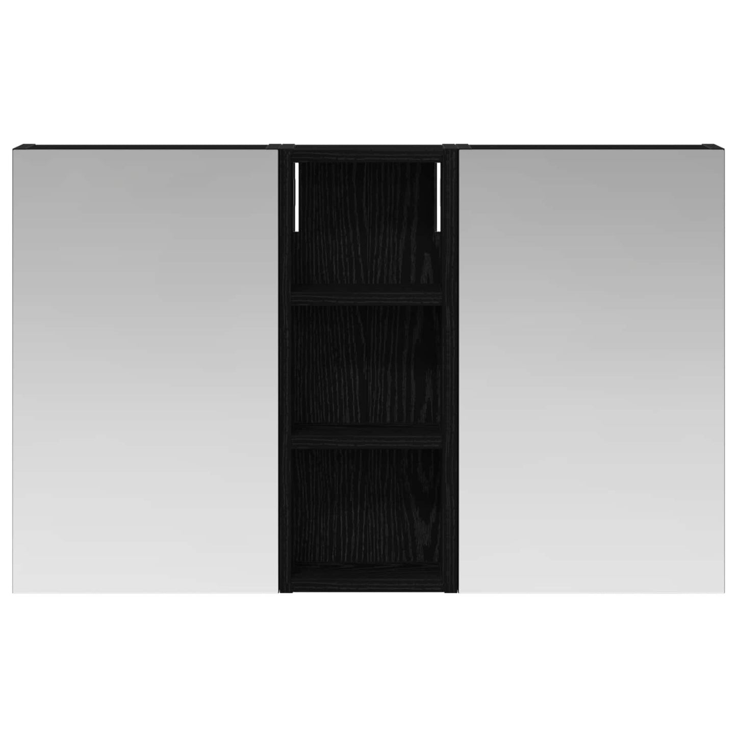 vidaXL Bathroom Cabinet Set 3 pcs 80 x 10.5 x 50 cm Engineered wood