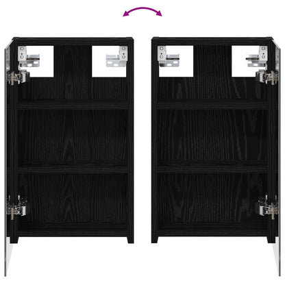 vidaXL Bathroom Cabinet Set 3 pcs 80 x 10.5 x 50 cm Engineered wood