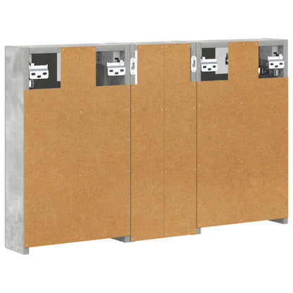 vidaXL Bathroom Cabinet Set 3 pcs 80 x 10.5 x 50 cm Engineered wood