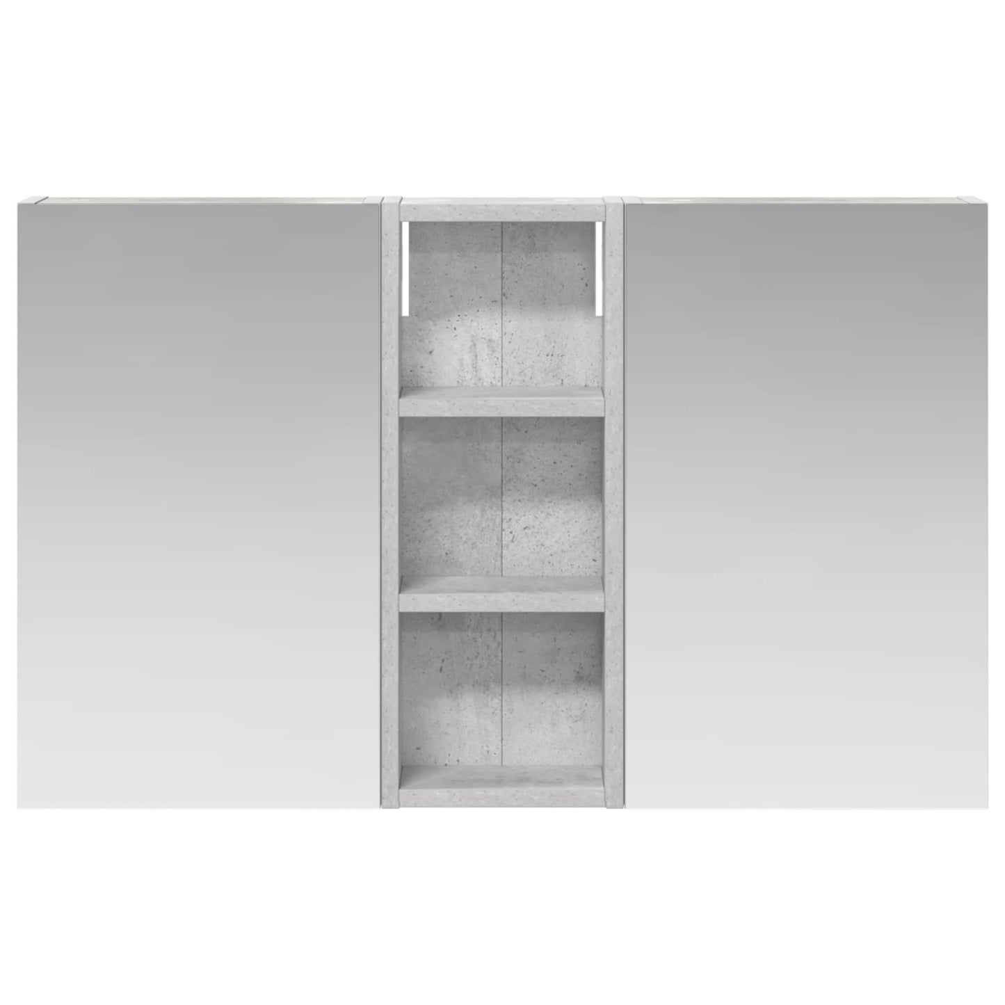 vidaXL Bathroom Cabinet Set 3 pcs 80 x 10.5 x 50 cm Engineered wood