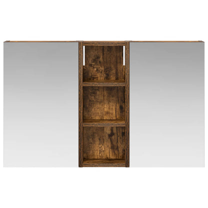vidaXL Bathroom Cabinet Set 3 pcs 80 x 10.5 x 50 cm Engineered wood