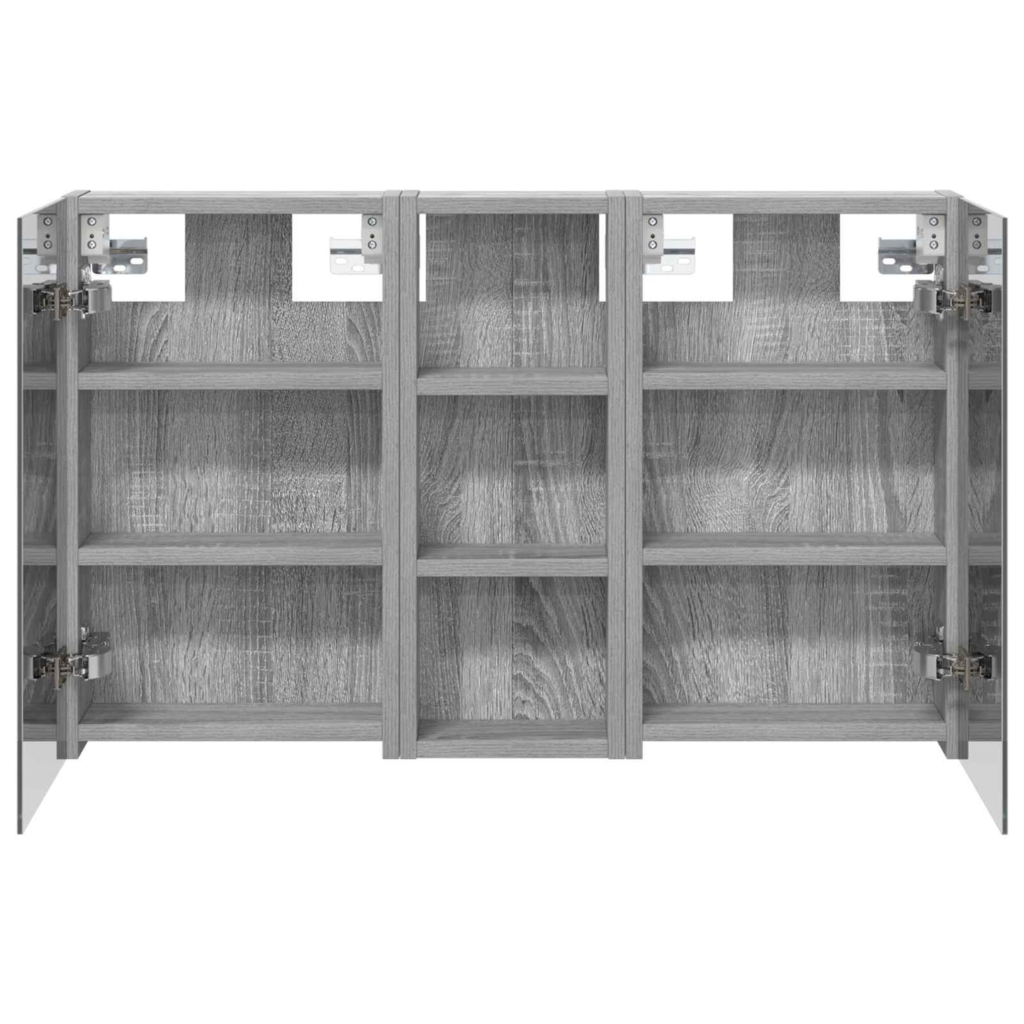 vidaXL Bathroom Cabinet Set 3 pcs 80 x 10.5 x 50 cm Engineered wood