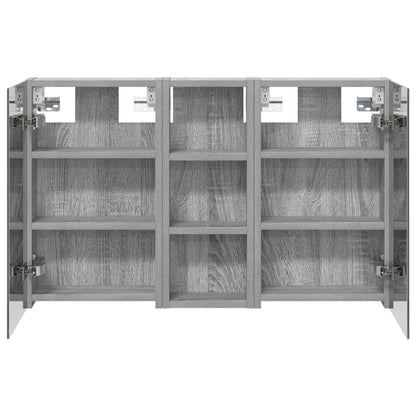 vidaXL Bathroom Cabinet Set 3 pcs 80 x 10.5 x 50 cm Engineered wood
