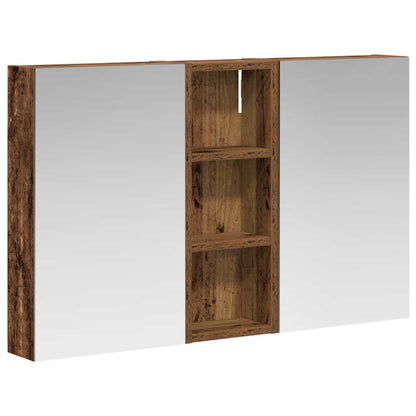 vidaXL Bathroom Cabinet Set 3 pcs 80 x 10.5 x 50 cm Engineered wood