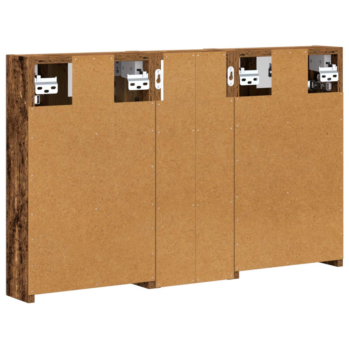 vidaXL Bathroom Cabinet Set 3 pcs 80 x 10.5 x 50 cm Engineered wood