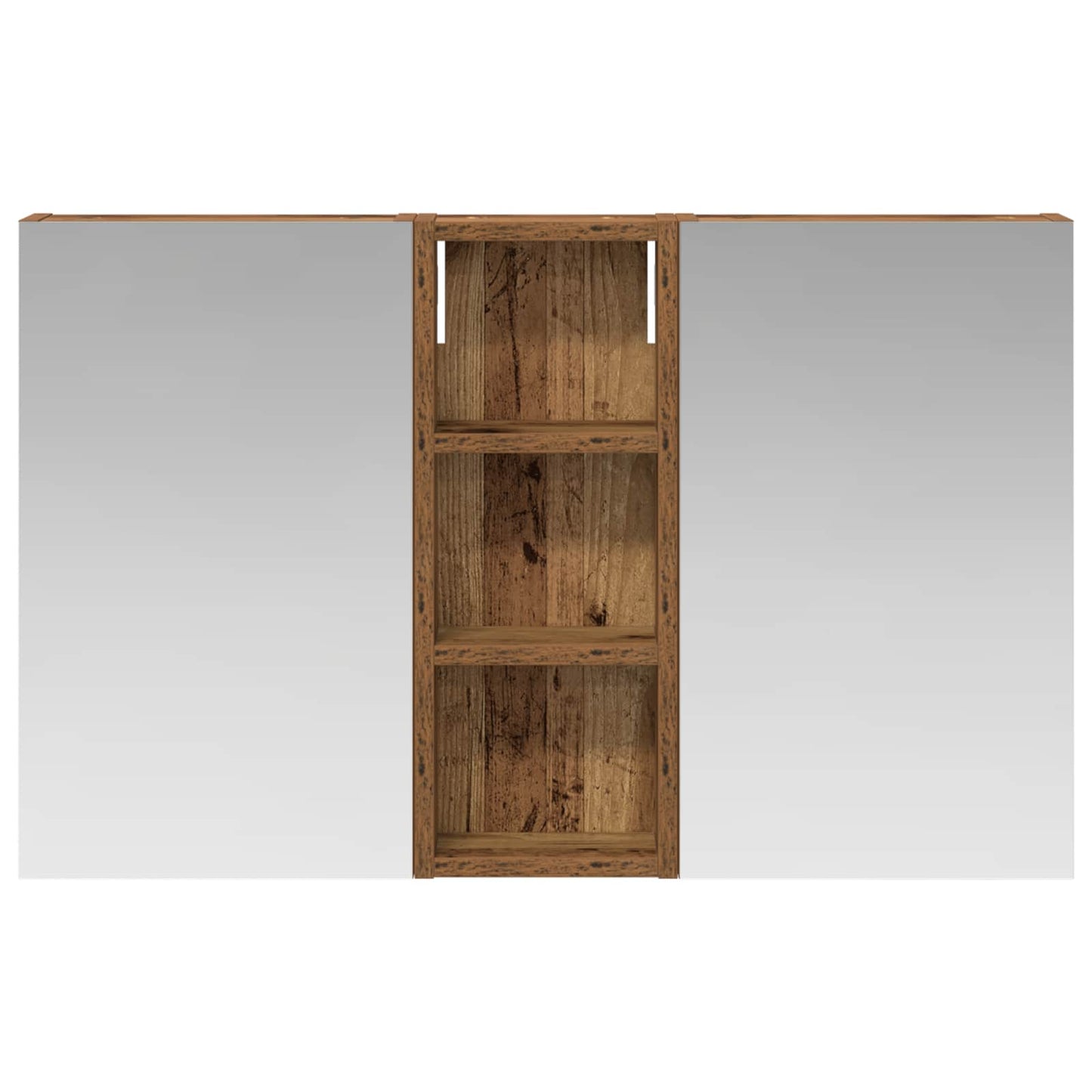 vidaXL Bathroom Cabinet Set 3 pcs 80 x 10.5 x 50 cm Engineered wood