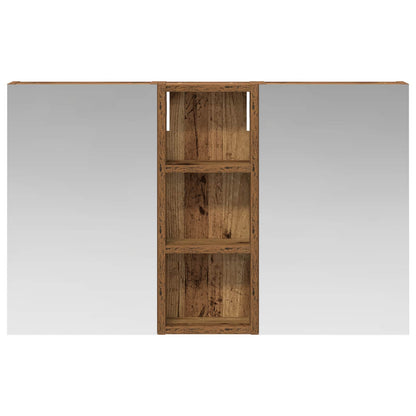 vidaXL Bathroom Cabinet Set 3 pcs 80 x 10.5 x 50 cm Engineered wood