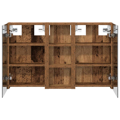 vidaXL Bathroom Cabinet Set 3 pcs 80 x 10.5 x 50 cm Engineered wood