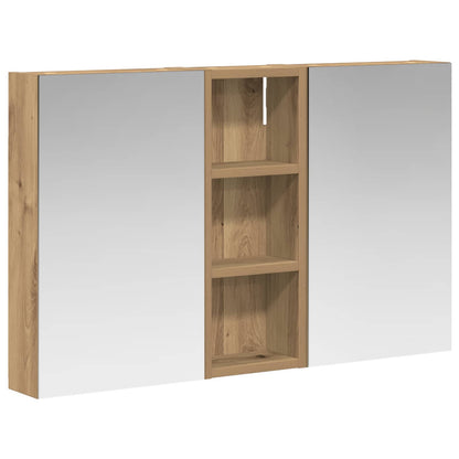vidaXL Bathroom Cabinet Set 3 pcs 80 x 10.5 x 50 cm Engineered wood