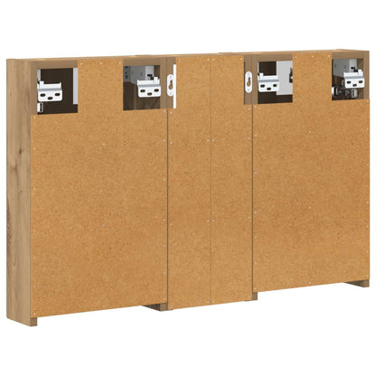 vidaXL Bathroom Cabinet Set 3 pcs 80 x 10.5 x 50 cm Engineered wood