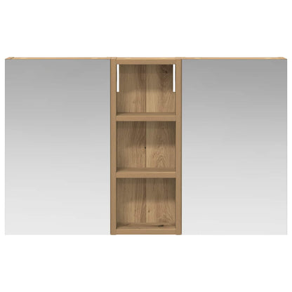vidaXL Bathroom Cabinet Set 3 pcs 80 x 10.5 x 50 cm Engineered wood