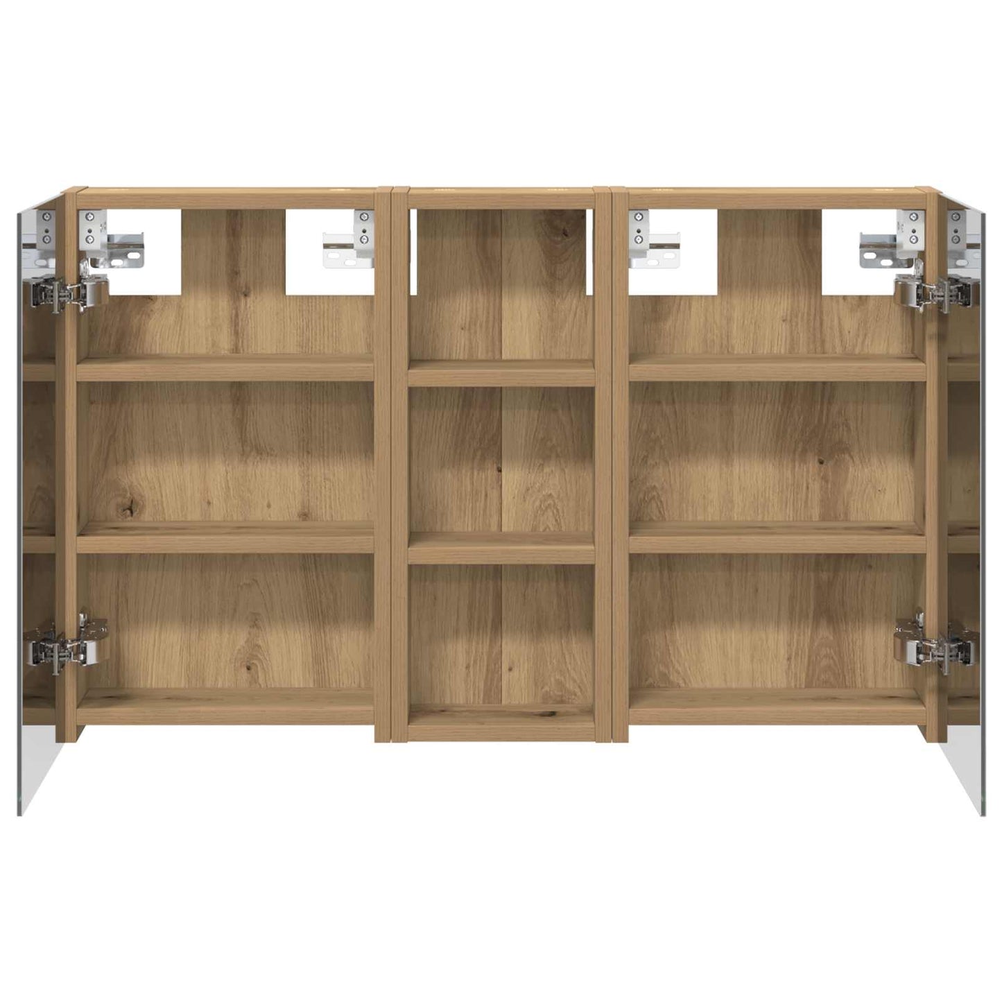 vidaXL Bathroom Cabinet Set 3 pcs 80 x 10.5 x 50 cm Engineered wood