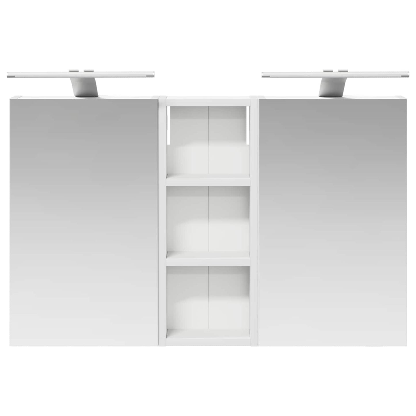 vidaXL Bathroom Cabinet Set 3 pcs 80 x 10.5 x 50 cm Engineered wood